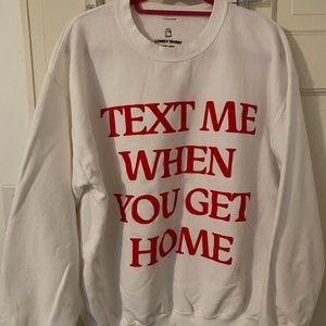 Lonely Ghost “text me when you get home” L